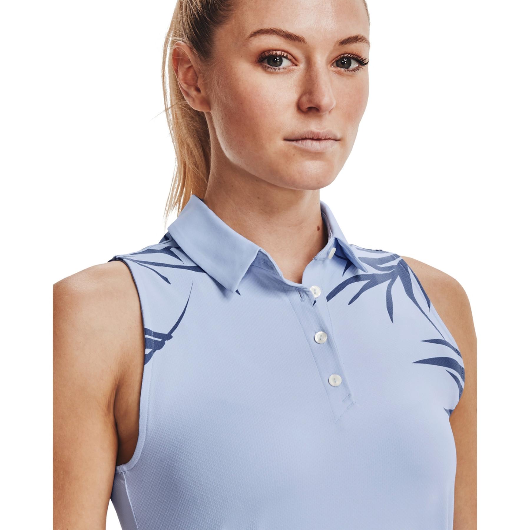 Women's Under Armour sleeveless polo shirt iso-chill